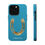 Thumbnail: Turquoise Lucky You Horseshoe Painting Case - Matte, MagSafe