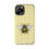 Thumbnail: Butter Yellow Plaid Bumble Bee Phone Case