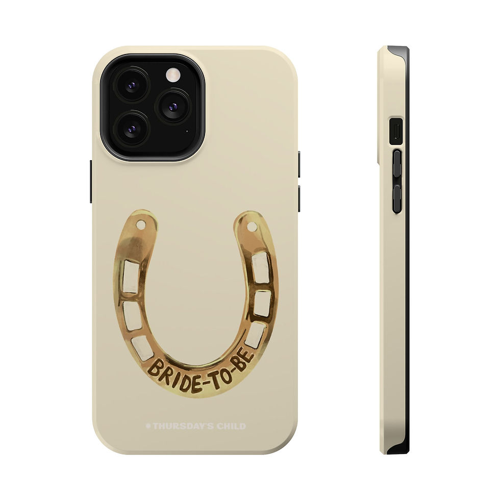 Thumbnail: Cream Bride Horseshoe MagSafe Case