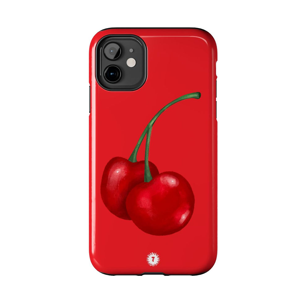 Thumbnail: Red Cherries Painting Phone Case