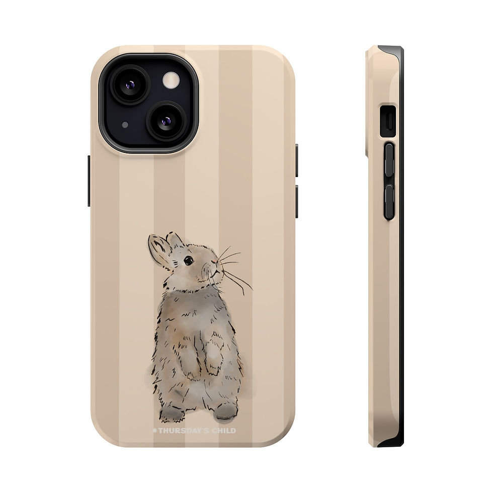Thumbnail: Bunny with Stripes Magsafe Case