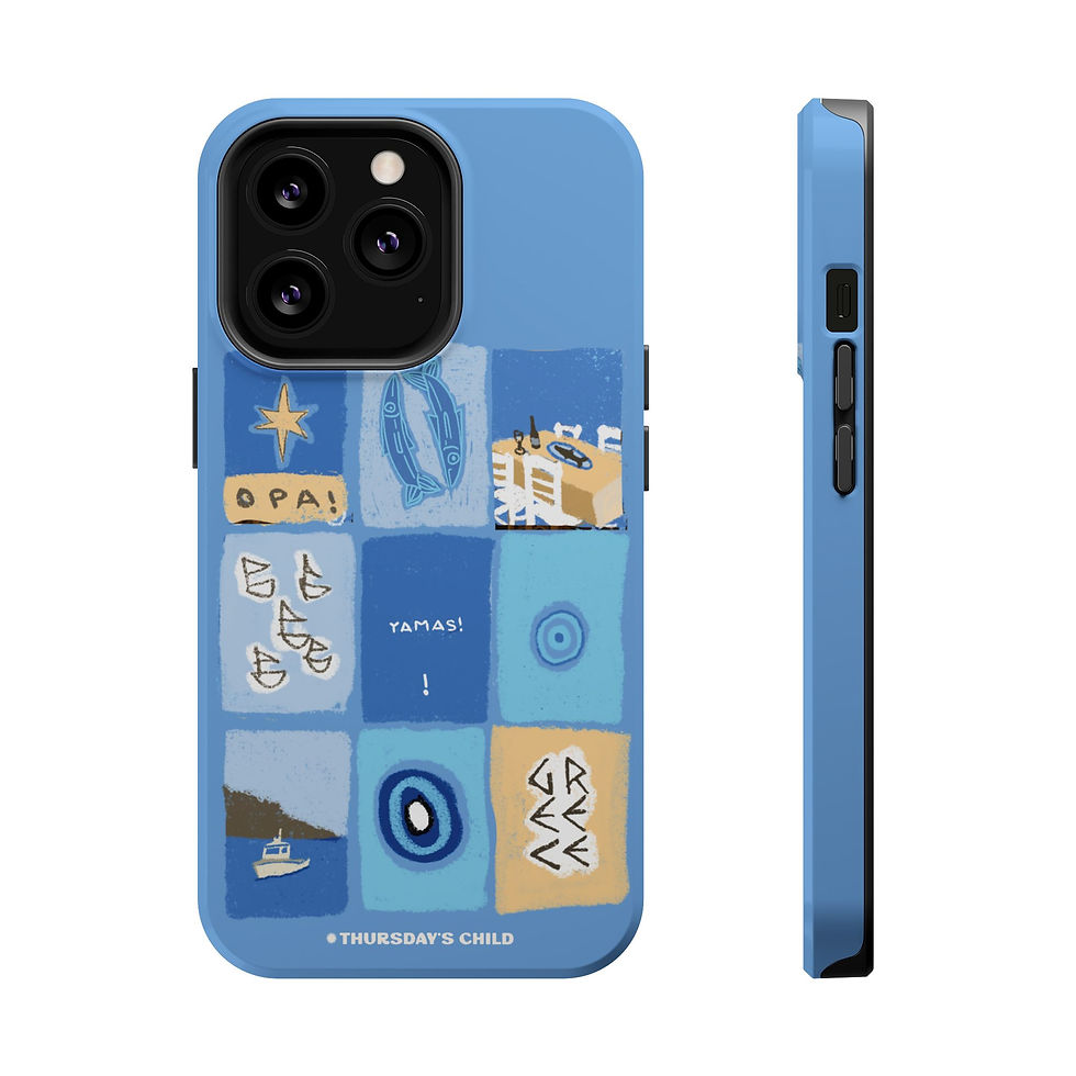 Thumbnail: Summer in Greece Light Blue MagSafe Case