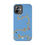 Thumbnail: Baby Blue Charm Necklace Painting Phone Case