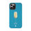 Thumbnail: Turquoise Champagne Glass Painting Phone Case