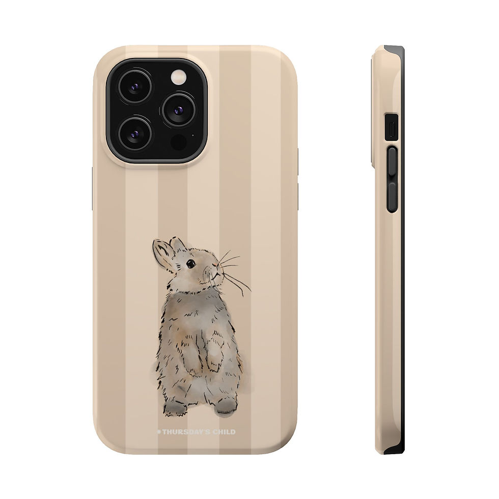 Thumbnail: Bunny with Stripes Magsafe Case