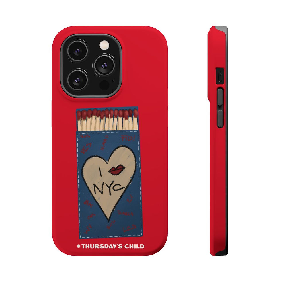 Thumbnail: Red NYC Matches  Magsafe Phone Case
