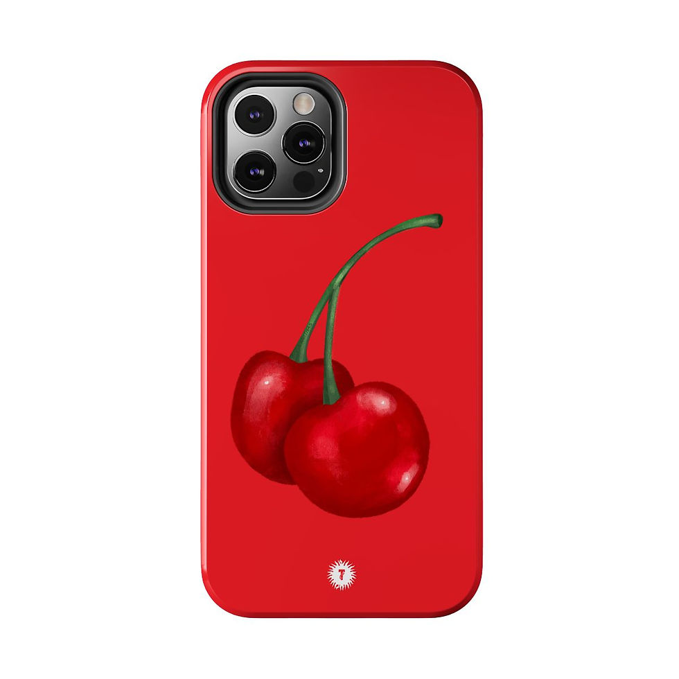 Thumbnail: Red Cherries Painting Phone Case