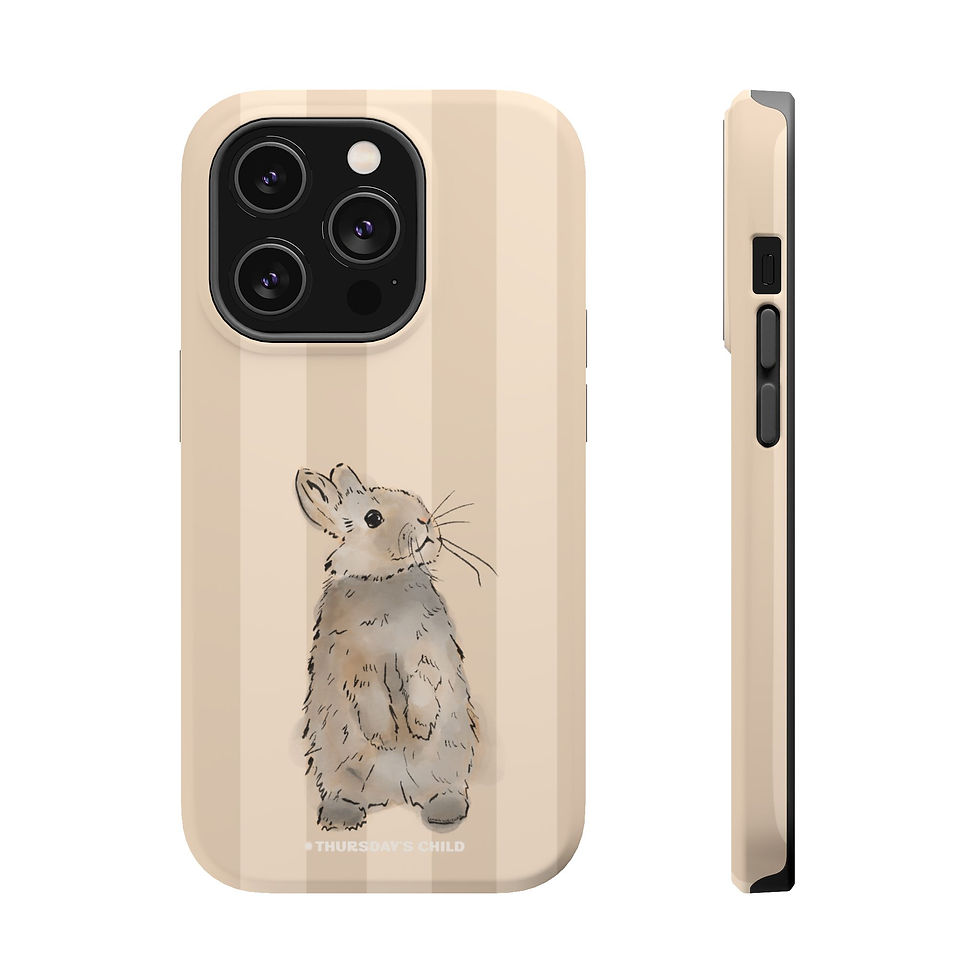Thumbnail: Bunny with Stripes Magsafe Case