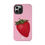 Thumbnail: Light Pink Strawberry Painting Phone Case