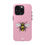 Thumbnail: Light Pink Bumble Bee Phone Case