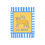 Thumbnail: Yellow + Blue Cheetah Print