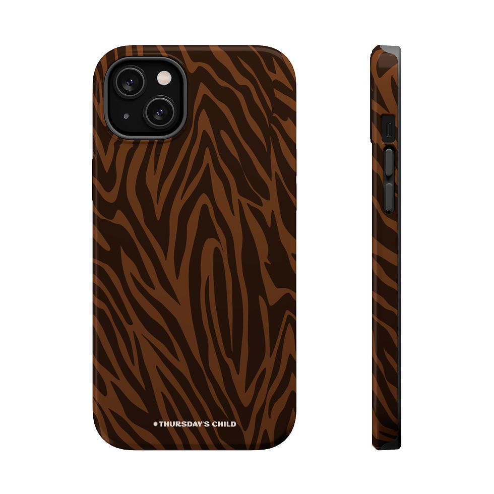 Thumbnail: Brown Zebra Print MagSafe Case