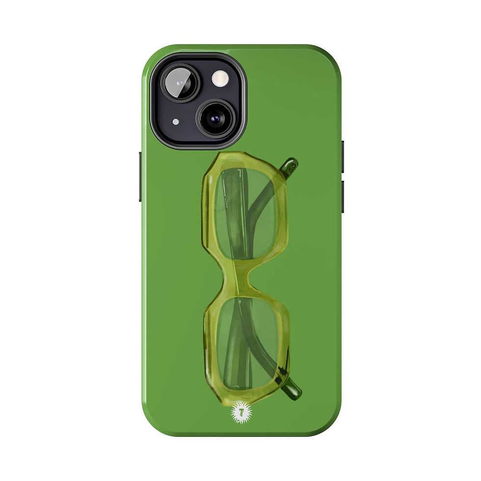 Thumbnail: Lime Green Sunnies Painting Phone Case