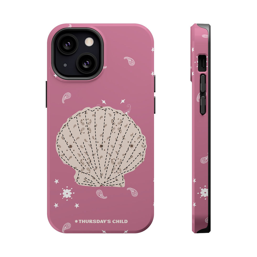 Thumbnail: Cream + Rose Shell MagSafe Case