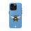 Thumbnail: Light Blue Bumble Bee Phone Case