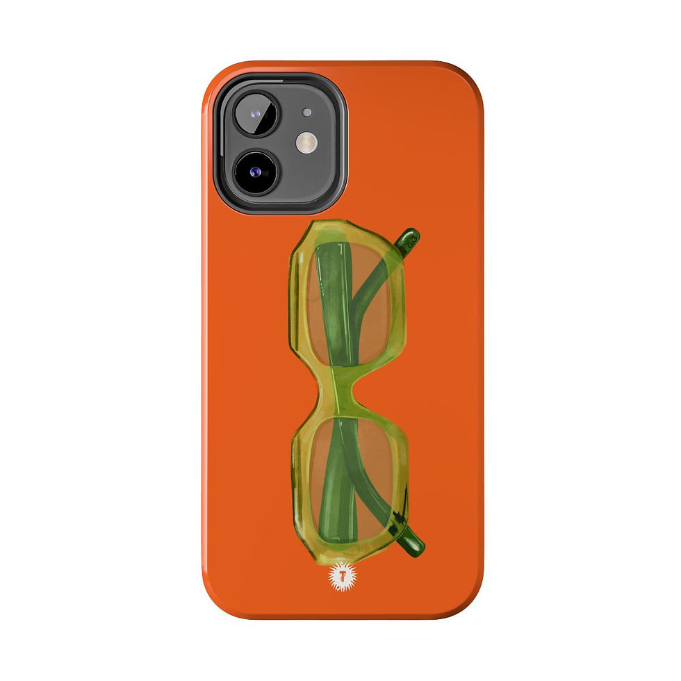 Thumbnail: Orange Green Sunnies Painting Phone Case