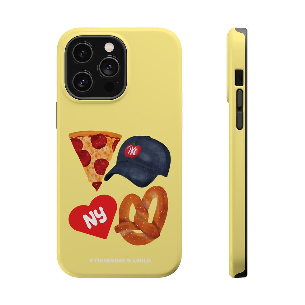 Thumbnail: Butter Yellow NYC Fab 4 Case - Matte or Glossy, MagSafe