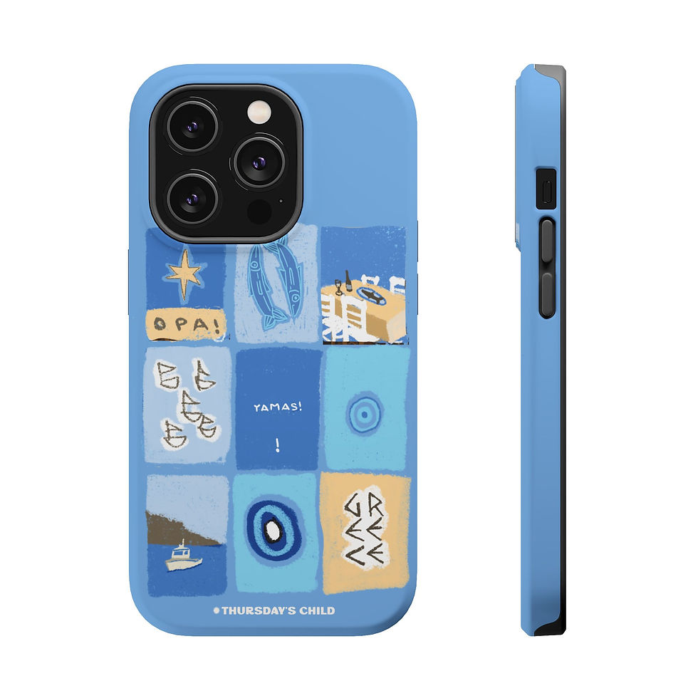 Thumbnail: Summer in Greece Light Blue MagSafe Case