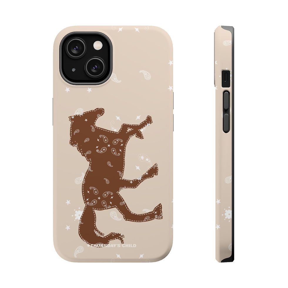 Thumbnail: Cream Bandana Horse MagSafe Case