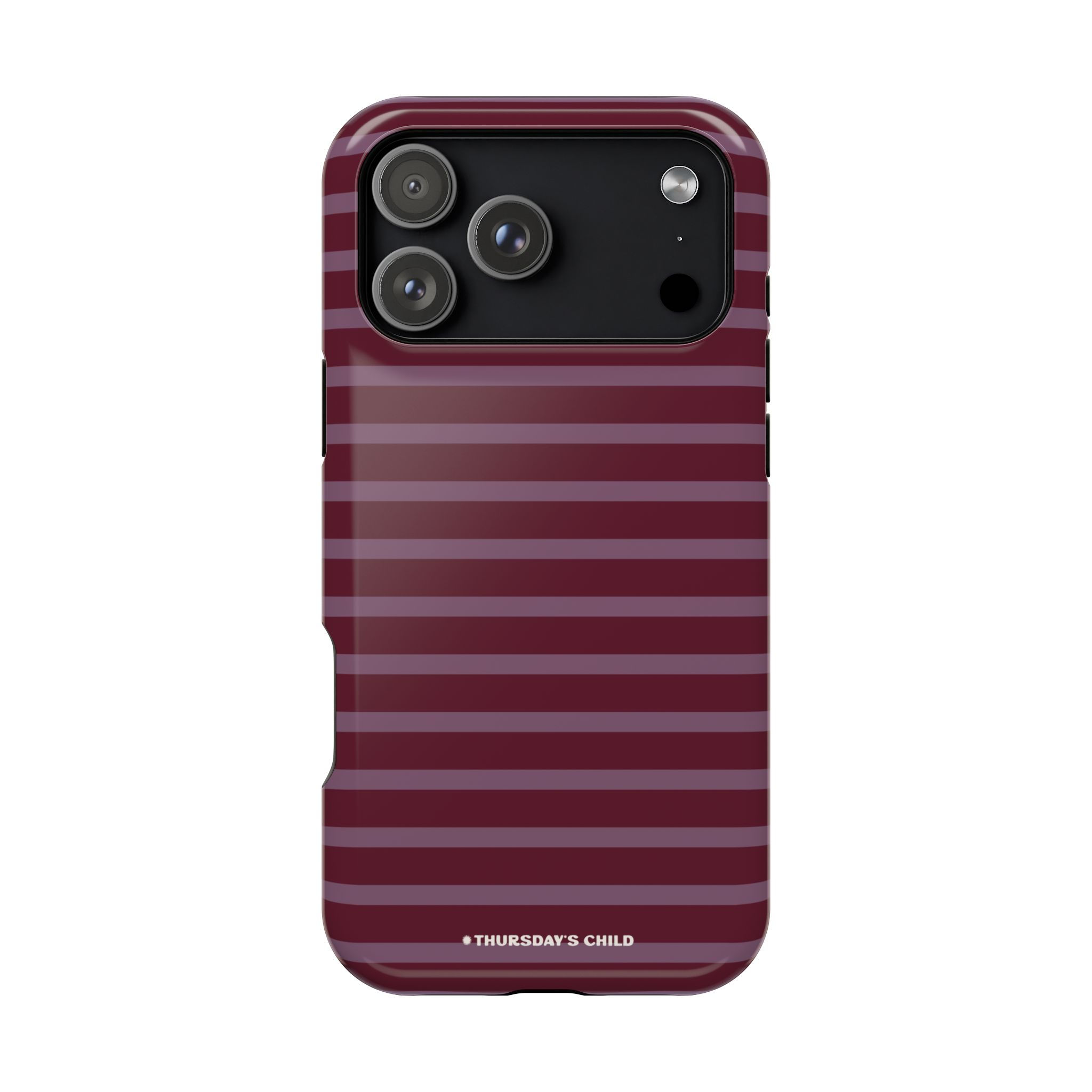 Maroon Stripes Magsafe Case