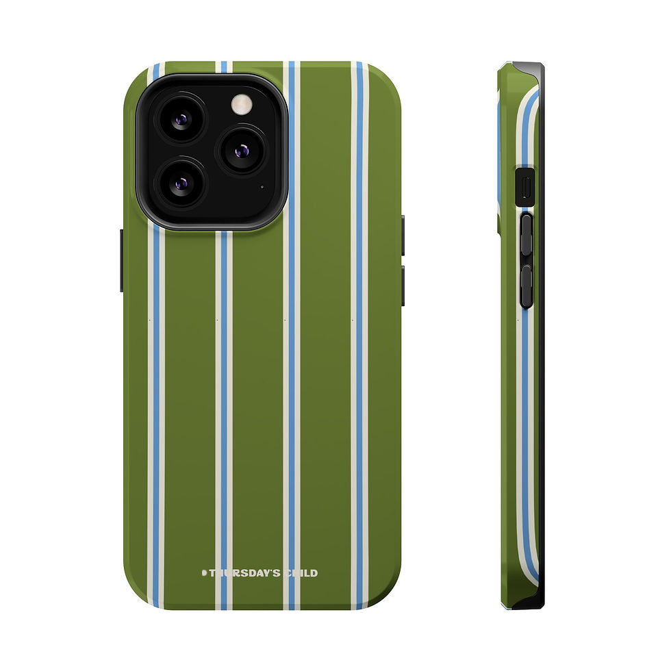 Thumbnail: Green Vertical StripesMagSafe Case