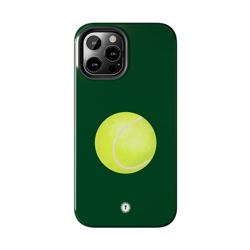 Thumbnail: Dark Green Tennis Ball Phone Case