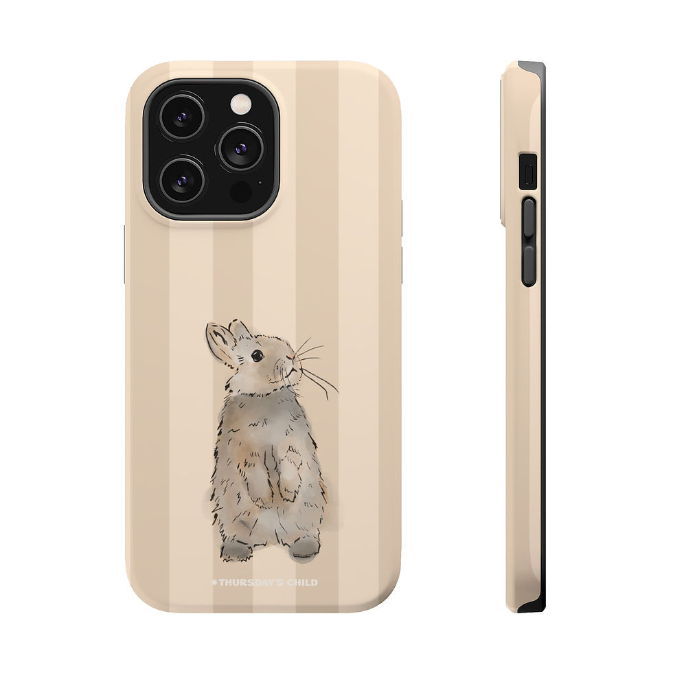 Thumbnail: Bunny with Stripes Magsafe Case