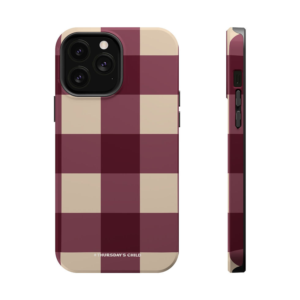 Thumbnail: Plum Plaid Magsafe Case