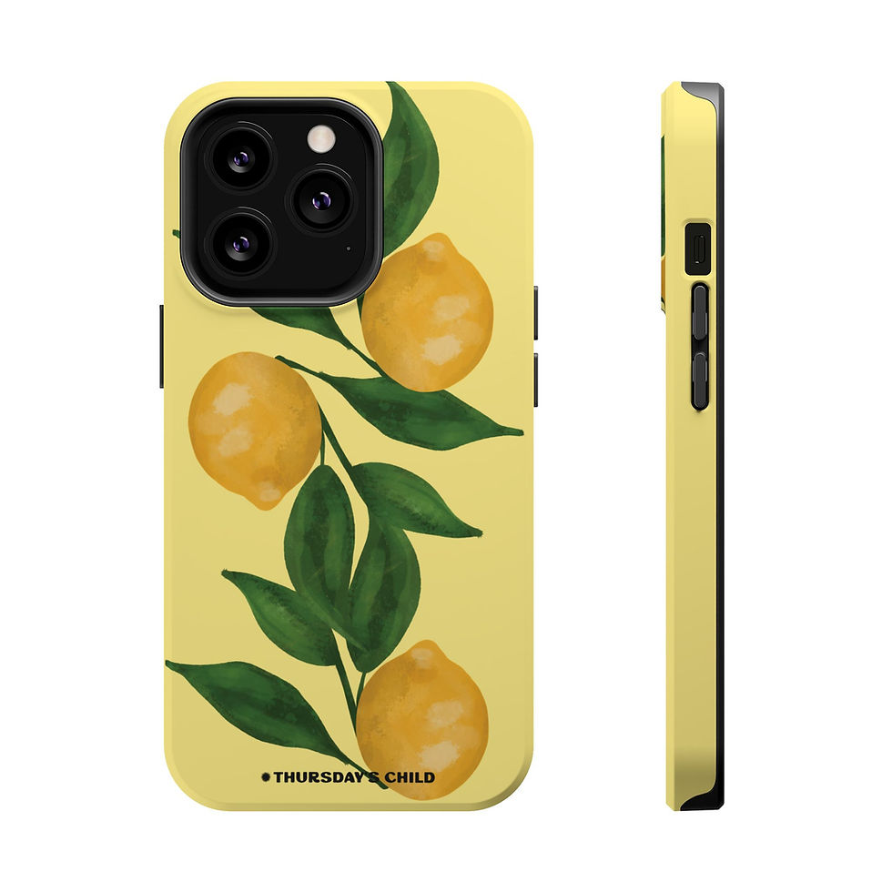 Thumbnail: Butter Yellow Lemons MagSafe Case 