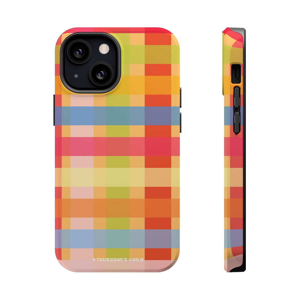 Thumbnail: Rainbow Plaid Magsafe Case