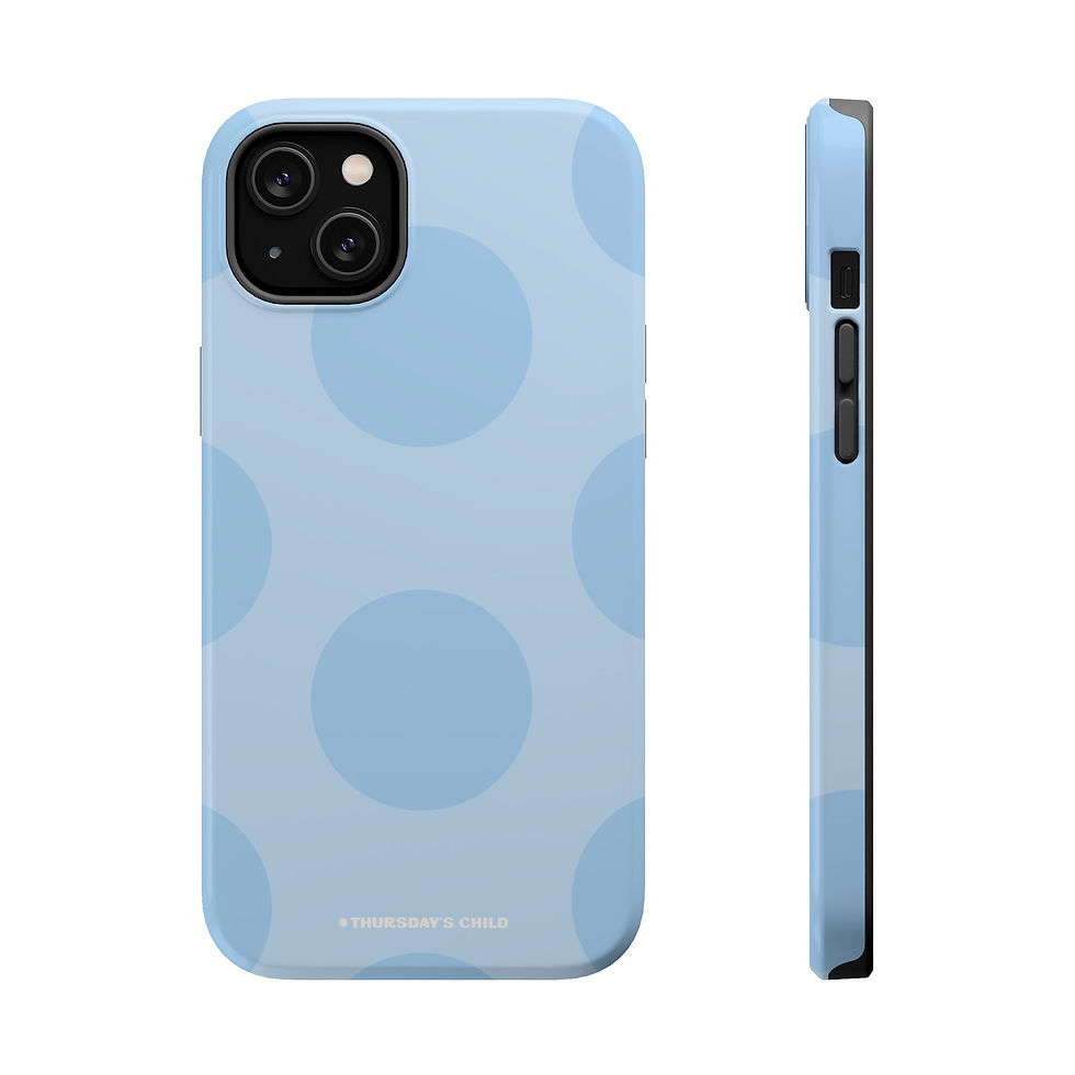 Thumbnail: Light Blue Big Dots MagSafe Case