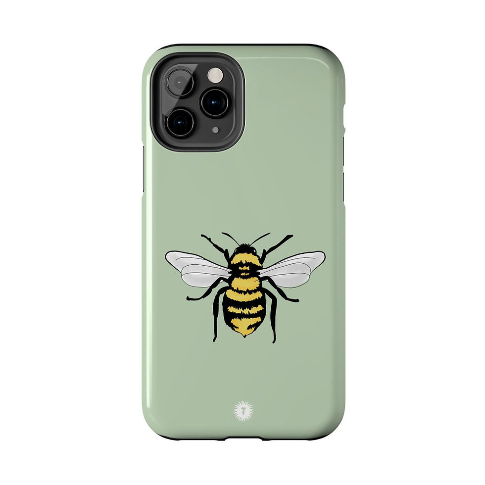 Thumbnail: Sage Bumble Bee Phone Case