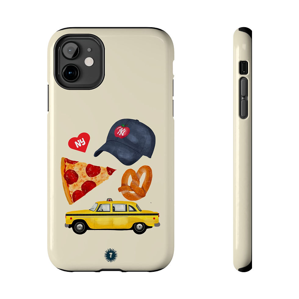 Thumbnail: Cream NY Starter Pack Phone Case