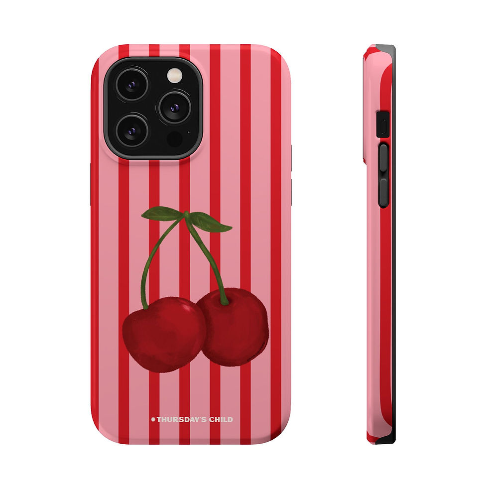 Thumbnail: Stripes + Cherries MagSafe Case