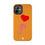 Thumbnail: Tangerine Lollipop Coquette Painting Phone Case