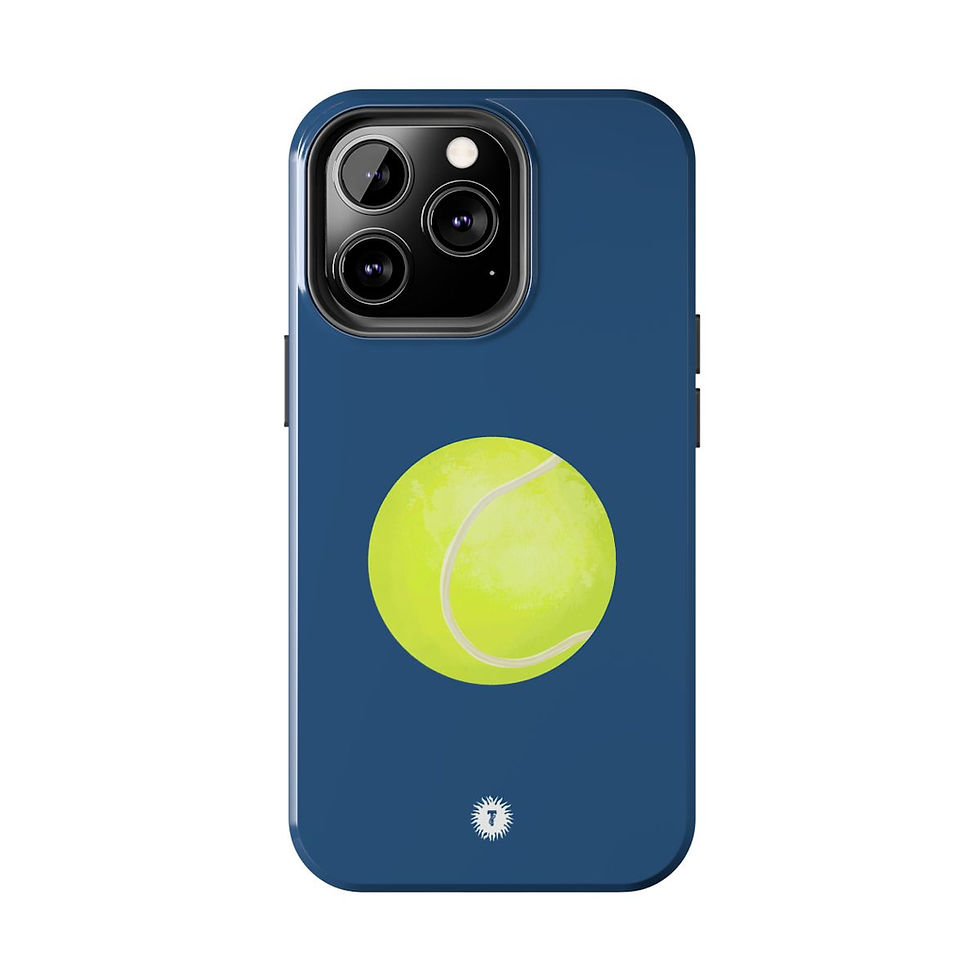 Thumbnail: Pale Blue Tennis Ball Phone Case