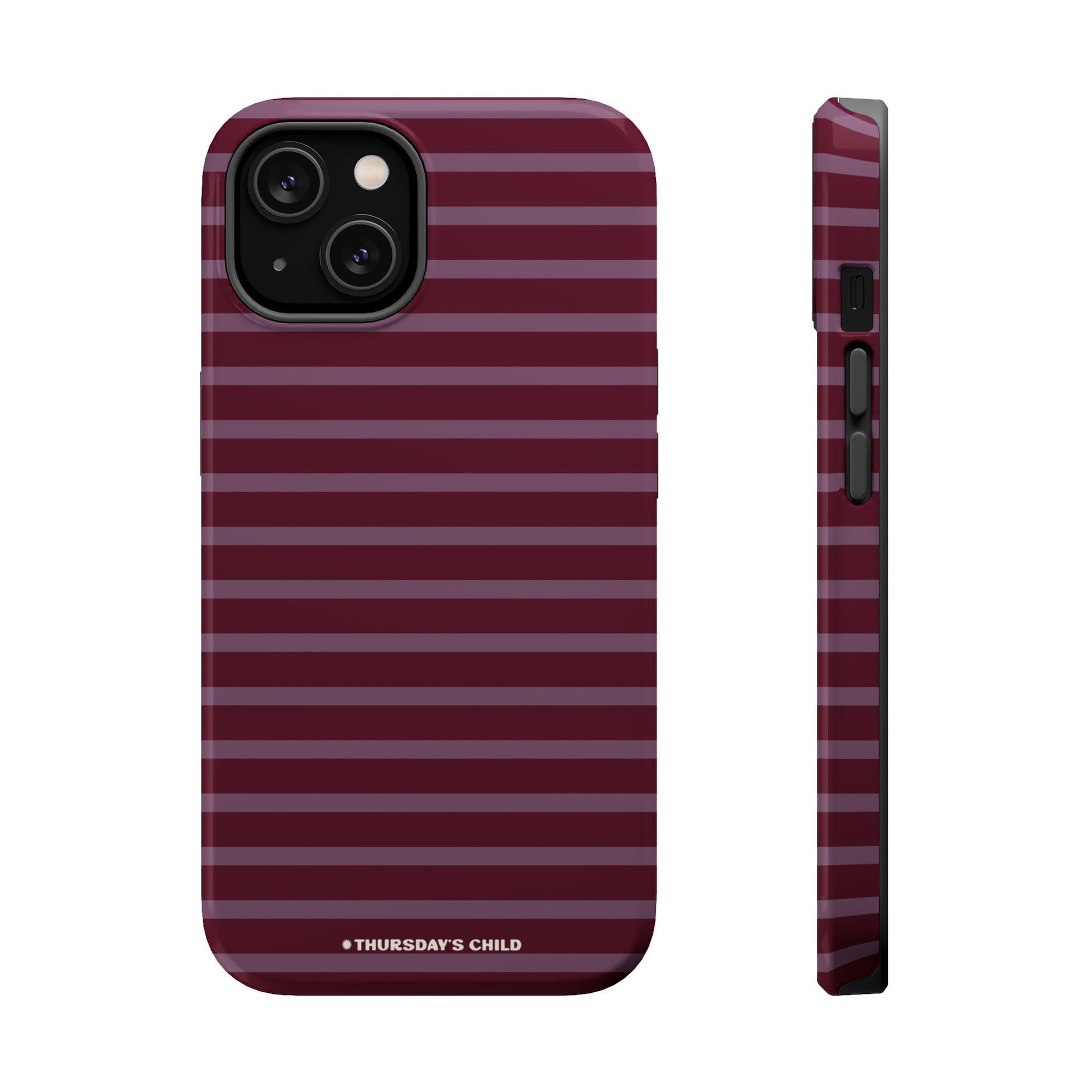Maroon Stripes Magsafe Case