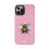Thumbnail: Light Pink Bumble Bee Phone Case
