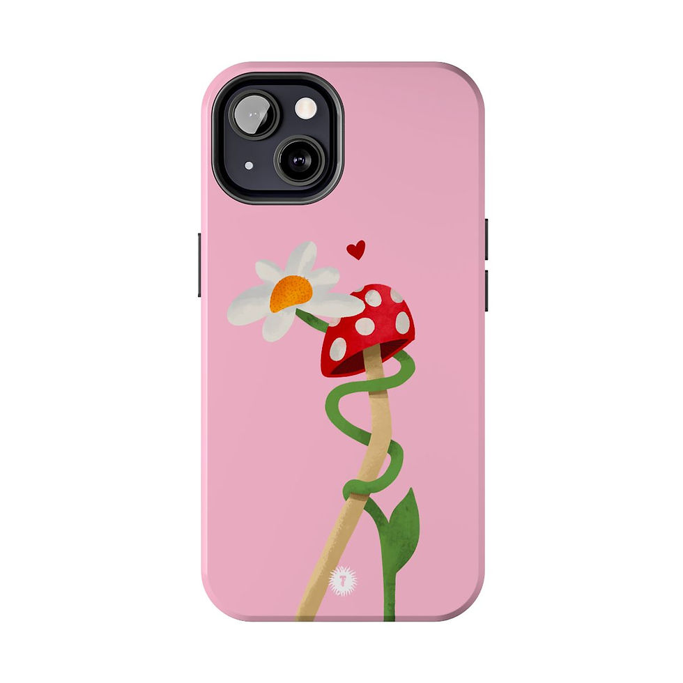 Thumbnail: Light Pink Mushroom x Daisy Luv Phone Case