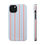 Thumbnail: Light Blue, Oat, and Red Stripes Magsafe Case