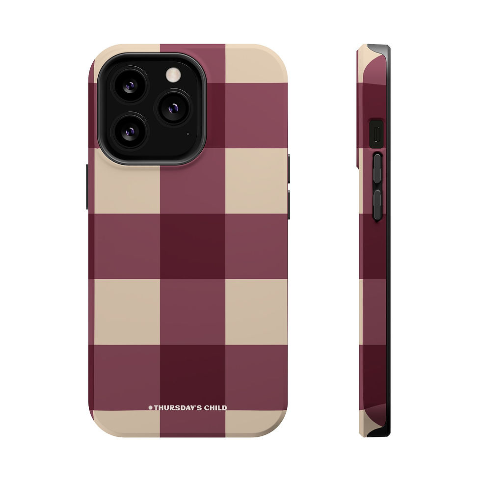 Thumbnail: Plum Plaid Magsafe Case