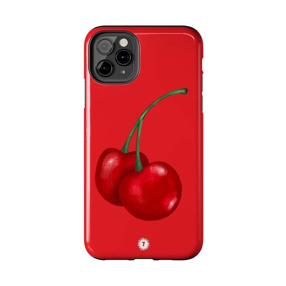 Thumbnail: Red Cherries Painting Phone Case