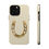 Thumbnail: Cream Lucky You Horseshoe Painting Case - Matte, MagSafe