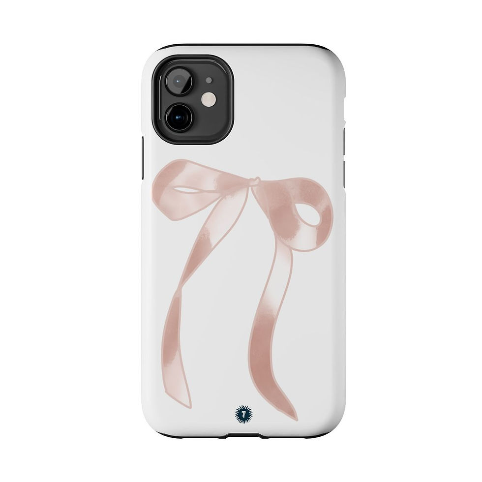 Thumbnail: White Cutie Bow Phone Case