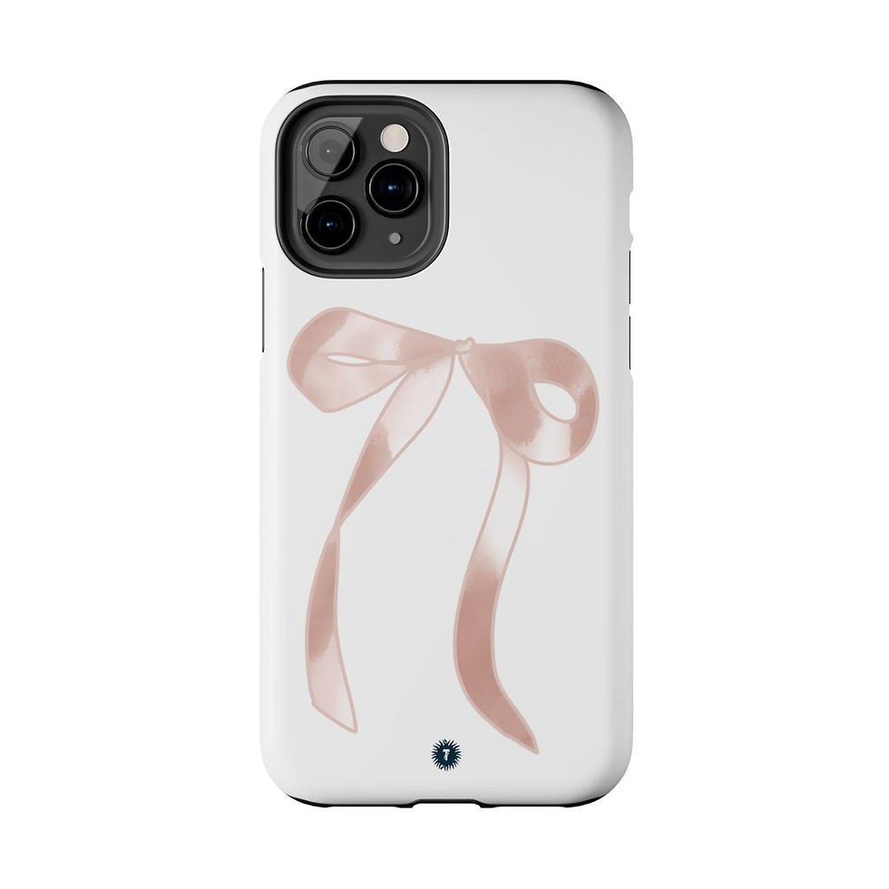 Thumbnail: White Cutie Bow Phone Case