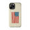 Thumbnail: 4th of July Flag Cream Phone Case