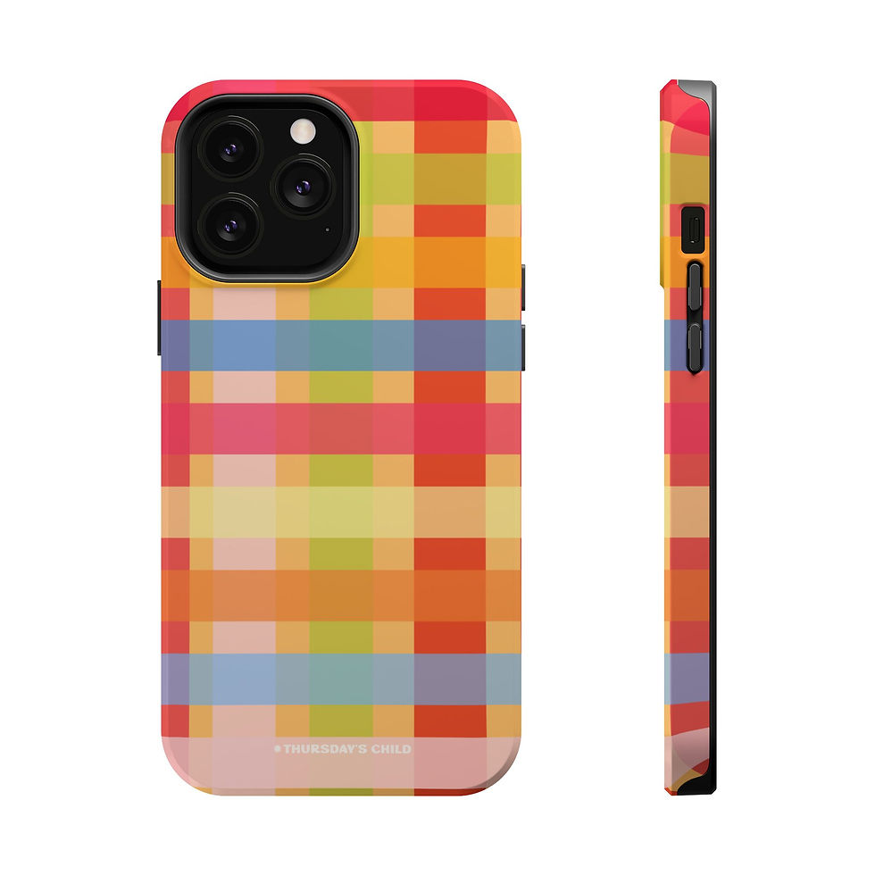 Thumbnail: Rainbow Plaid Magsafe Case