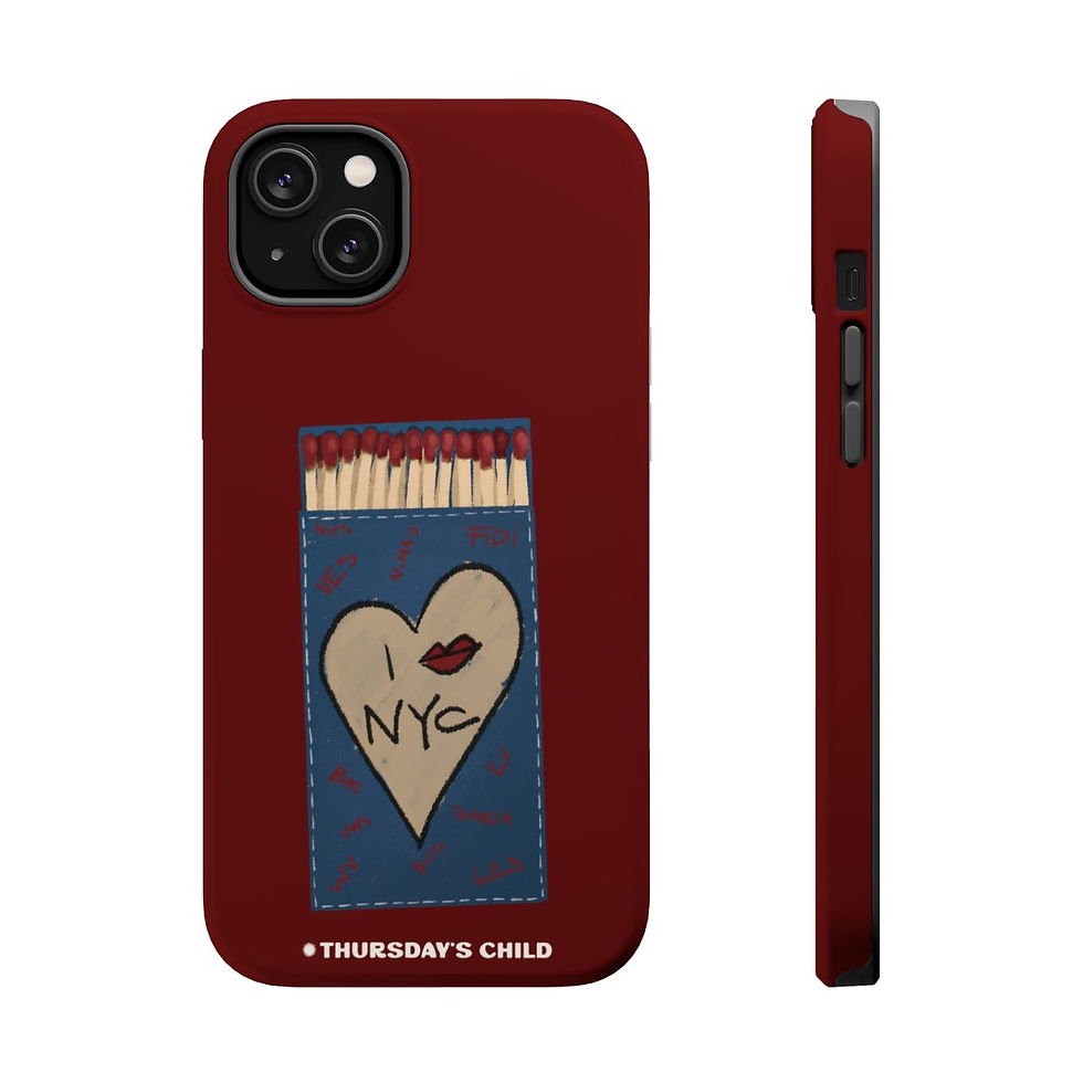Thumbnail: Dark Red NYC Matches  Magsafe Phone Case
