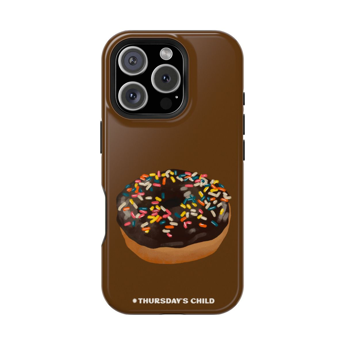 Brown Chicolate Donut Painting Magsafe Phone Case