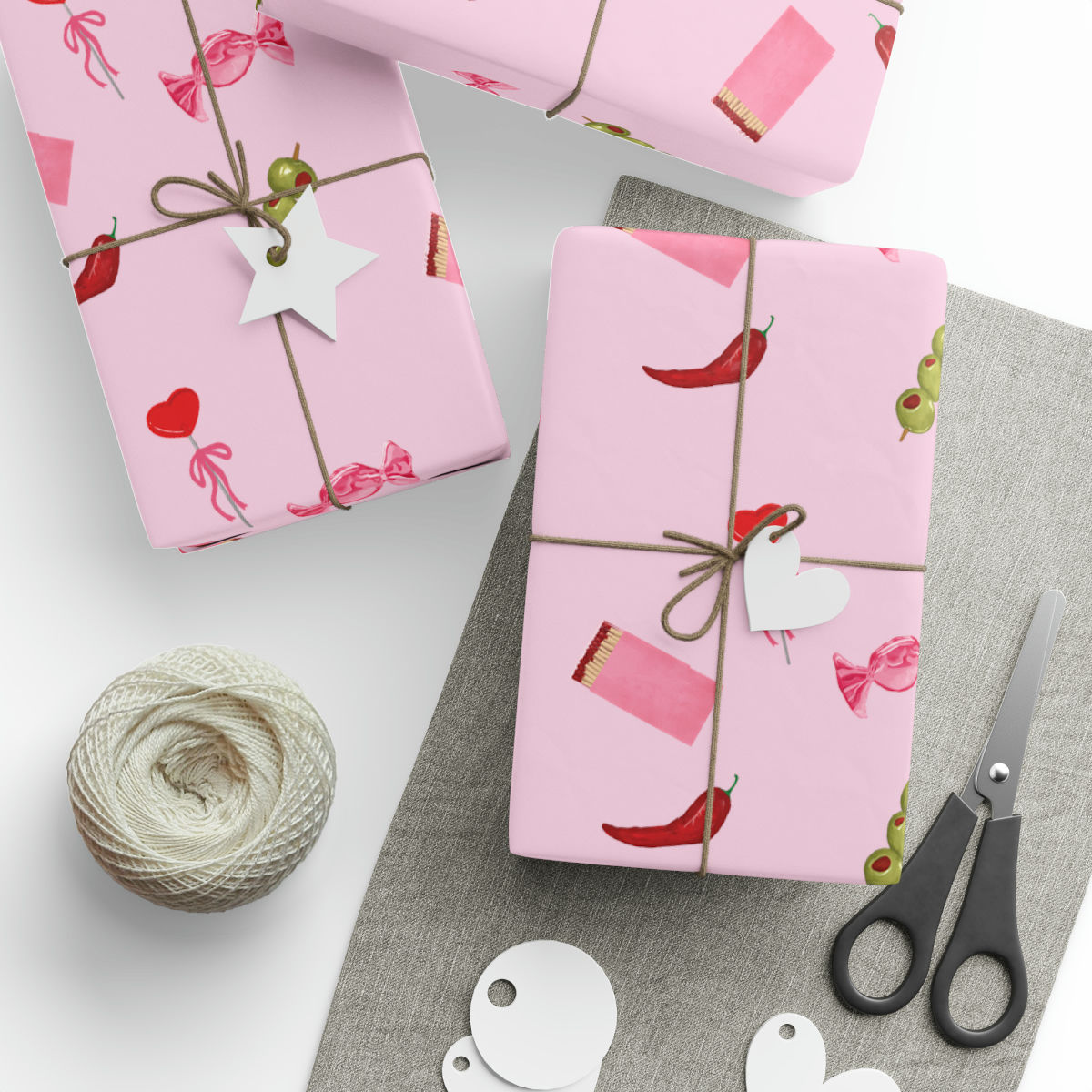Light Pink Valentine's Day '24 Wrapping Paper
